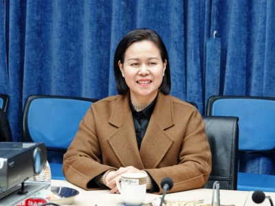 海宁市市长许红莲一行莅临太阳GG科技走访调研